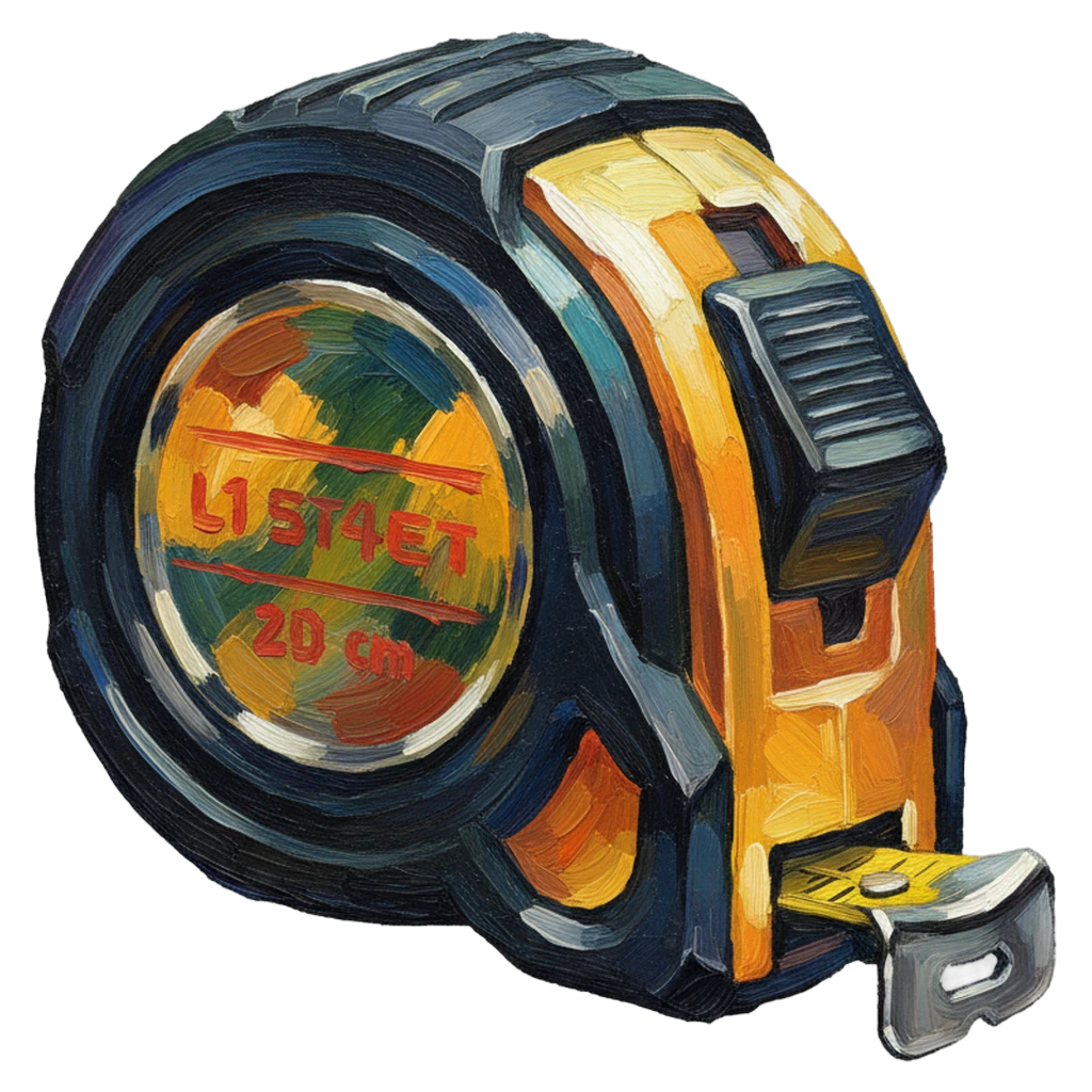 tape measure Oil Painting icon