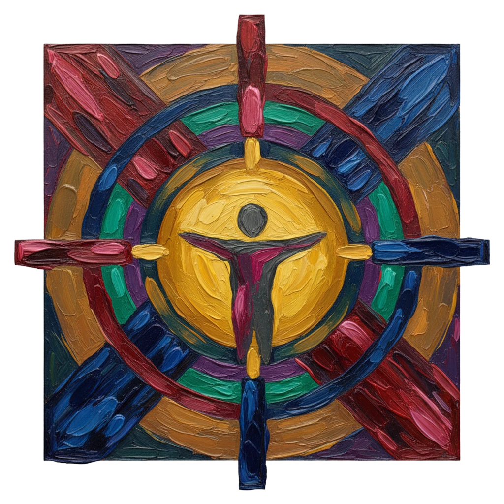 target audience crosshair Oil Painting icon - free AI-generated oil painting icon for web and app projects
