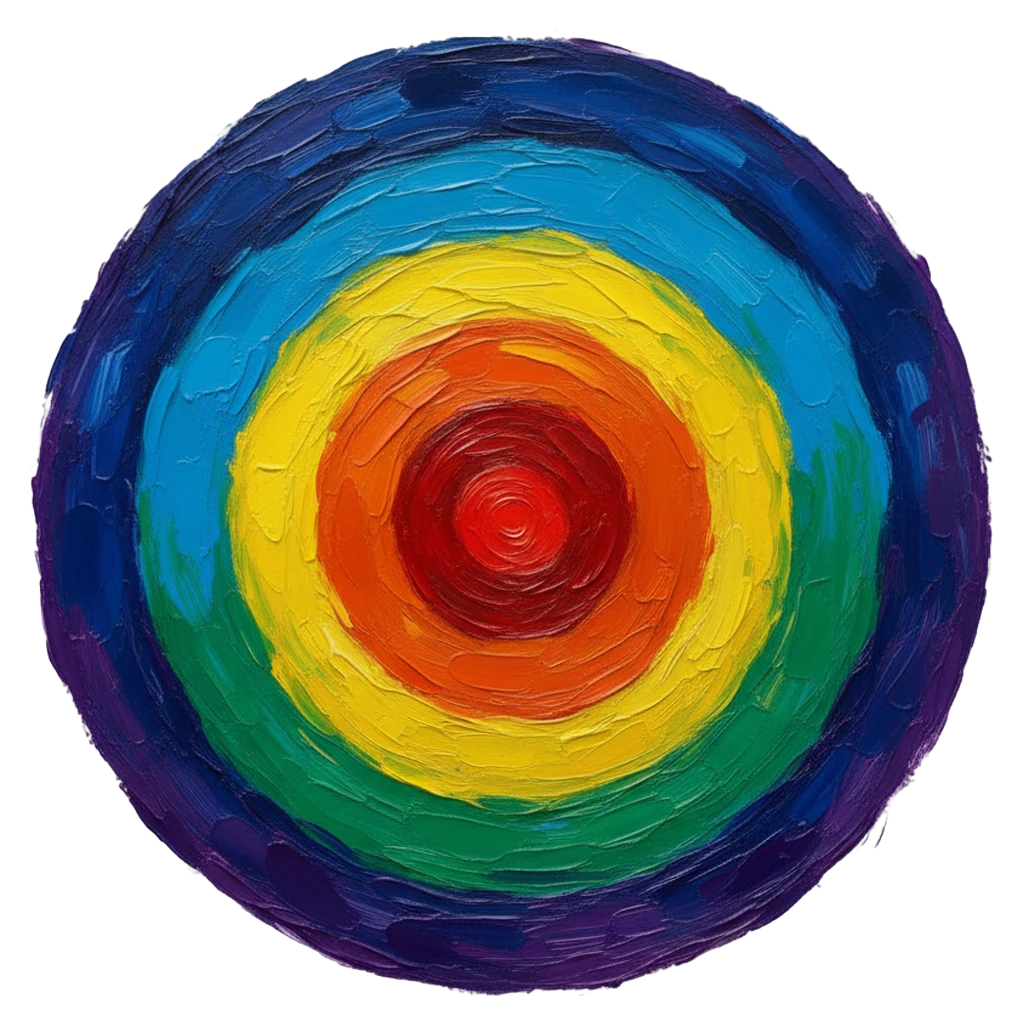 target goal bullseye Oil Painting icon