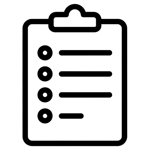 task list Line Art icon - free AI-generated line art icon for web and app projects