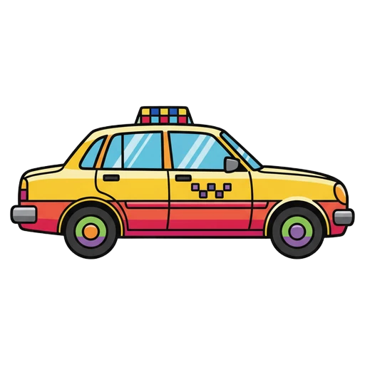 taxi Pop Art icon