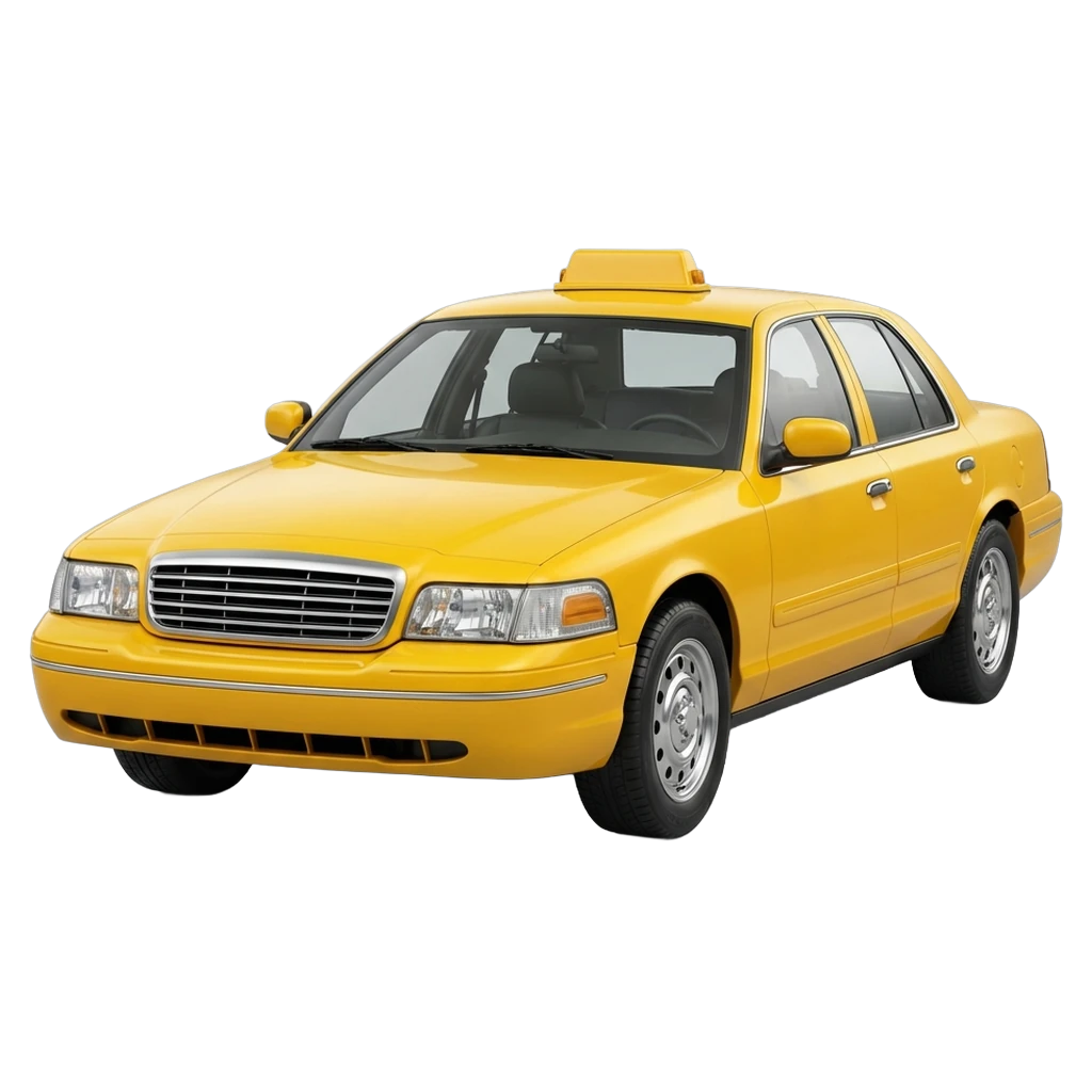 taxi Photorealistic icon