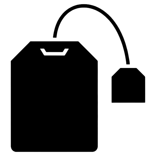 tea bag Solid Glyph icon