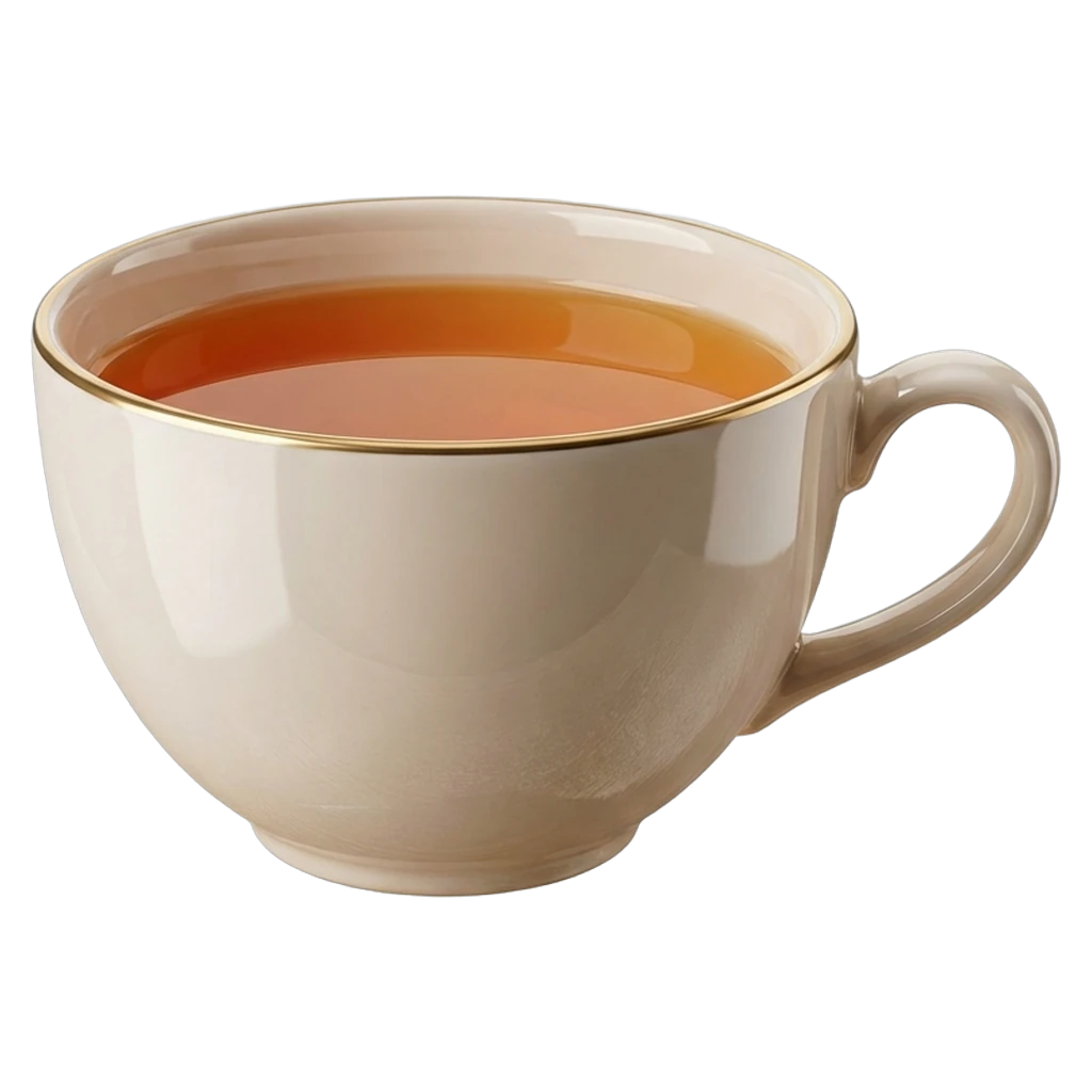 tea cup Photorealistic icon