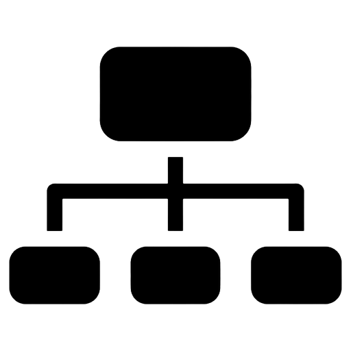 team chart Solid Glyph icon
