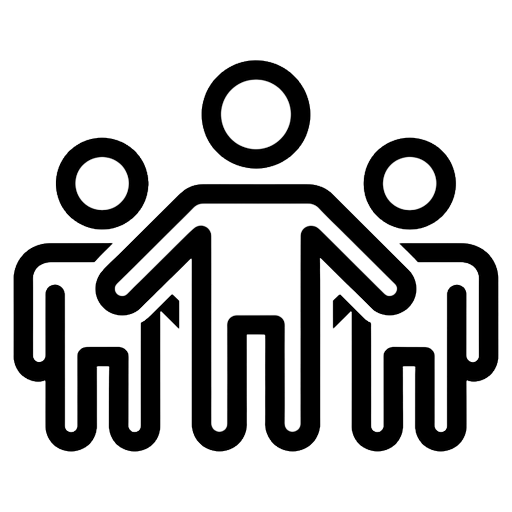 team members Line Art icon
