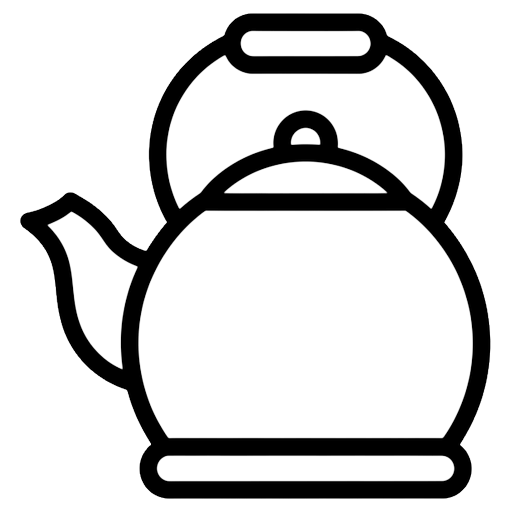 teapot kettle Line Art icon