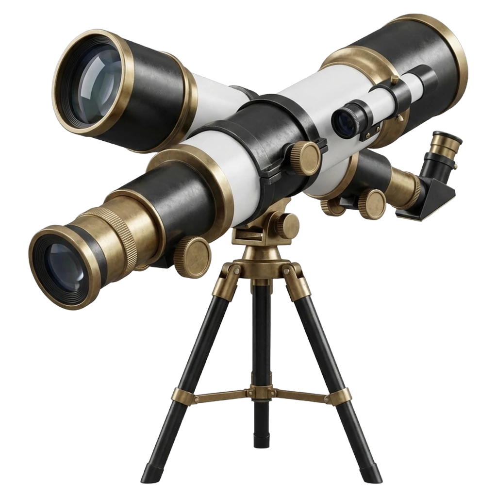 telescope Photorealistic icon