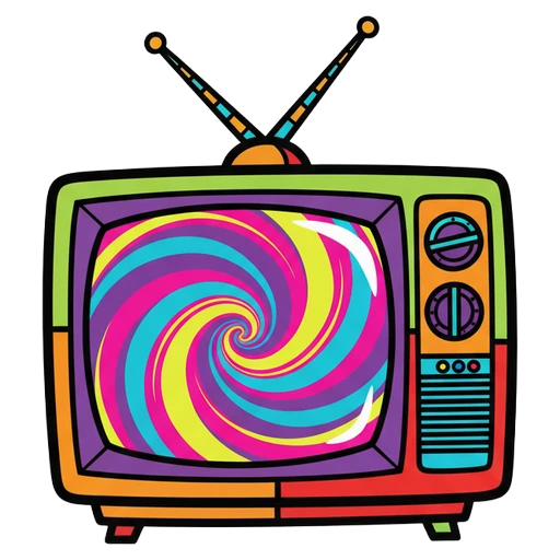 television Pop Art icon