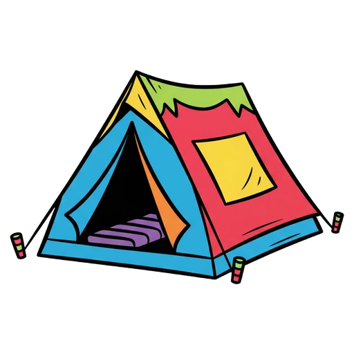 tent Pop Art icon