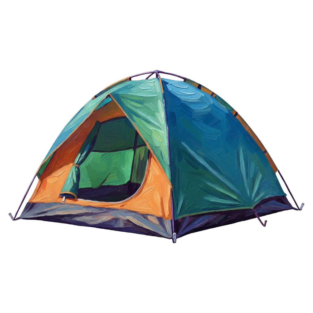 tent Oil Painting icon