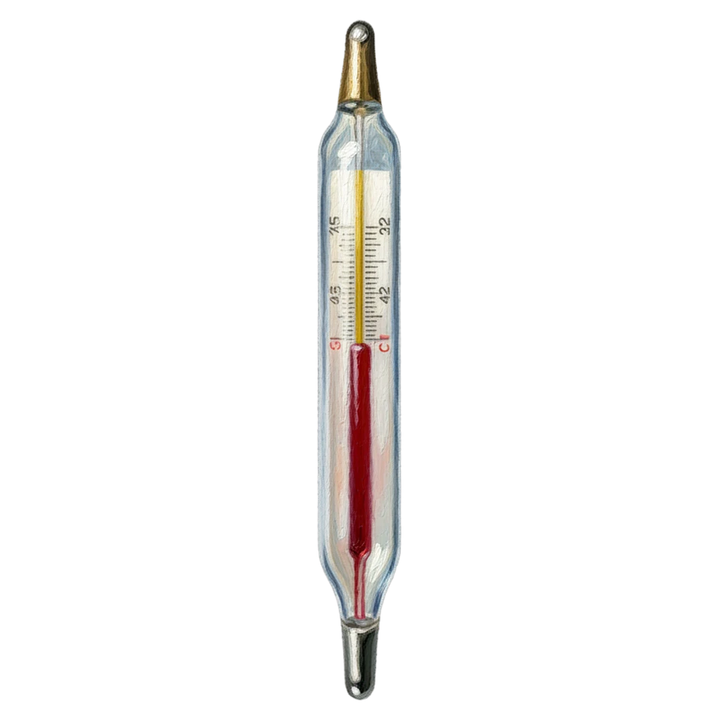 thermometer Oil Painting icon