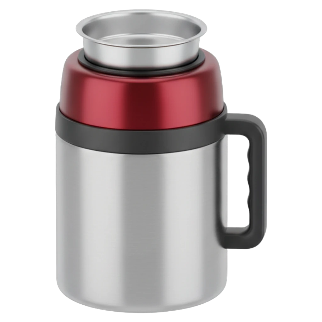 thermos food jar Photorealistic icon