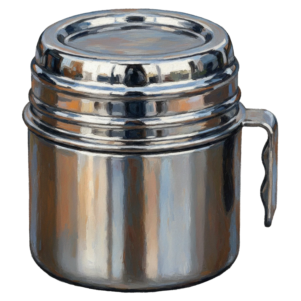 thermos food jar Oil Painting icon - free AI-generated oil painting icon for web and app projects