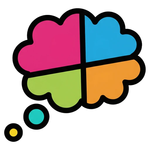 thought bubble Pop Art icon