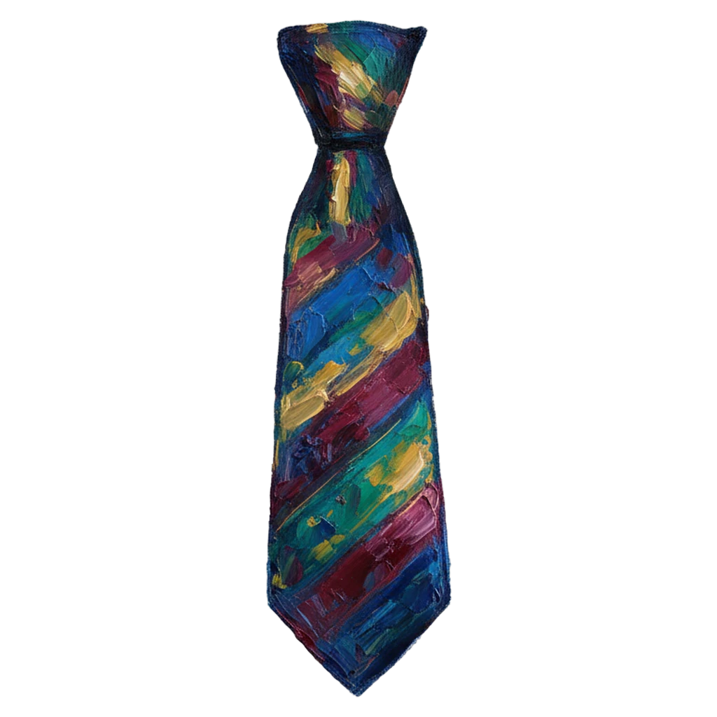 tie Oil Painting icon - free AI-generated oil painting icon for web and app projects