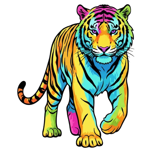 tiger Pop Art icon