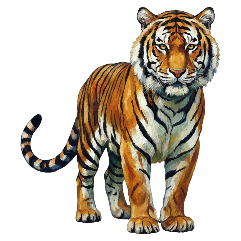 tiger Oil Painting icon