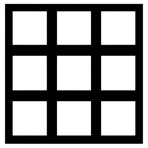 tile grid Pixel Art icon