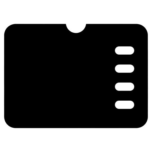 time card Solid Glyph icon