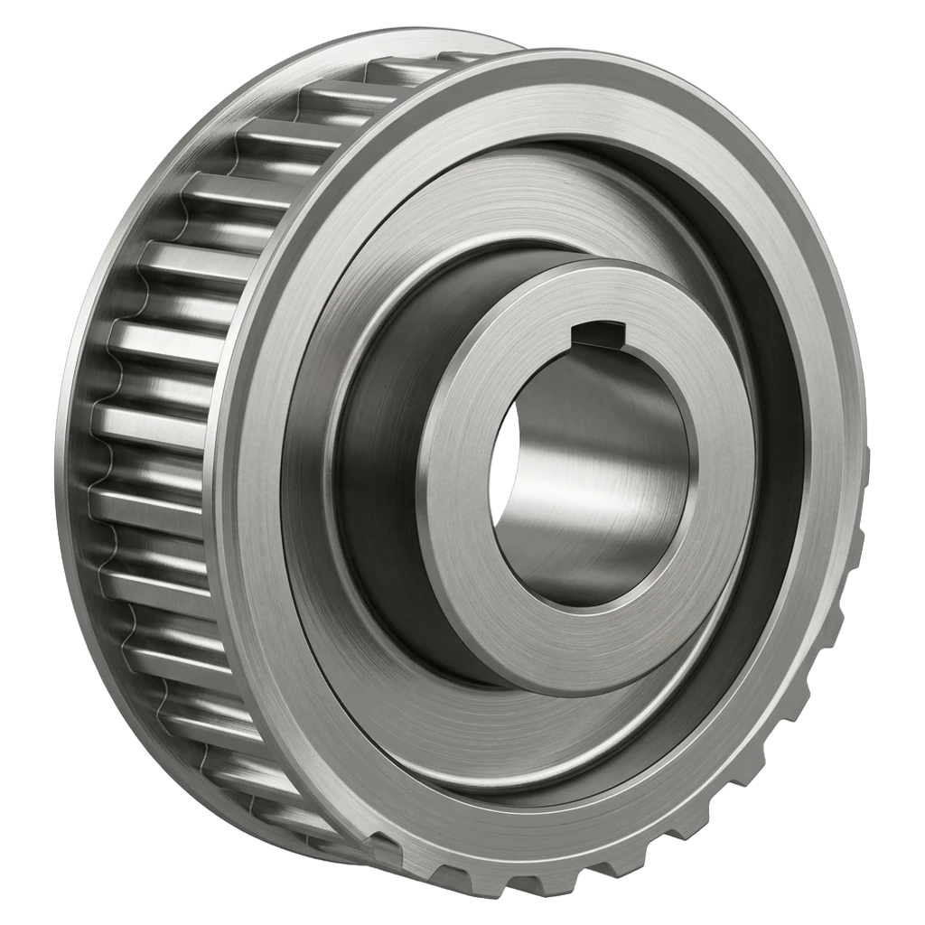 timing belt pulley Photorealistic icon