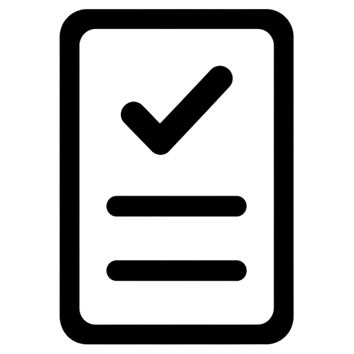 to do list Solid Glyph icon