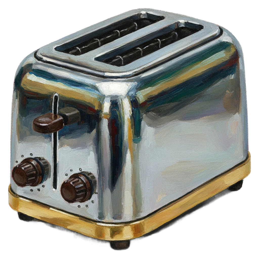 toaster Oil Painting icon