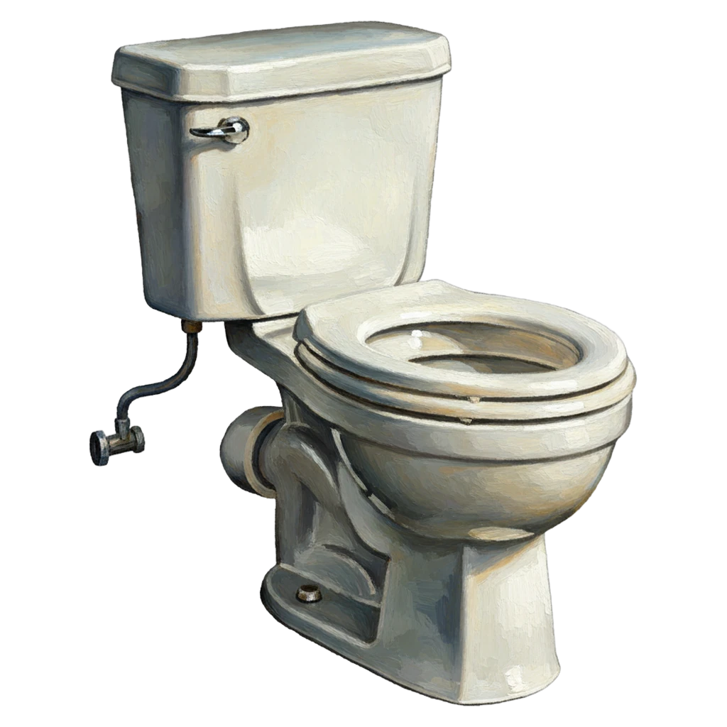 toilet Oil Painting icon