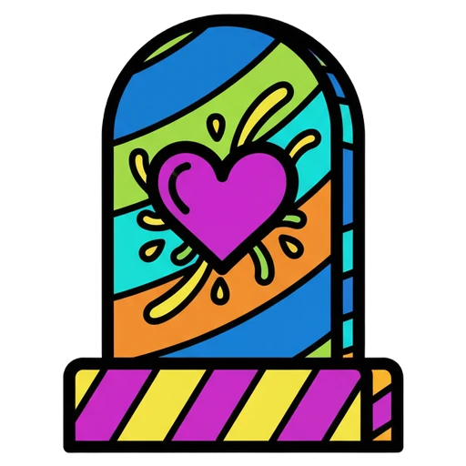tombstone Pop Art icon