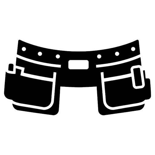 tool belt Solid Glyph icon