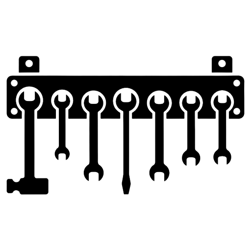 tool rack Solid Glyph icon