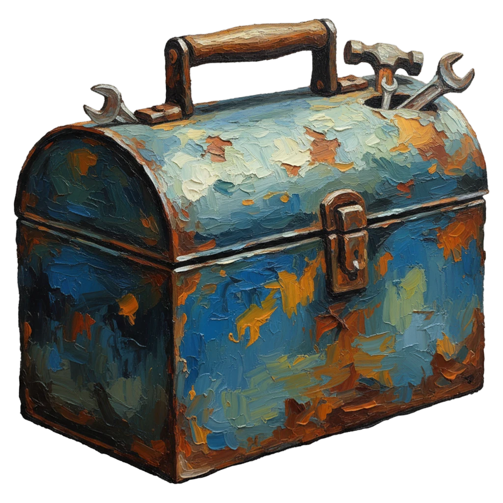 toolbox Oil Painting icon