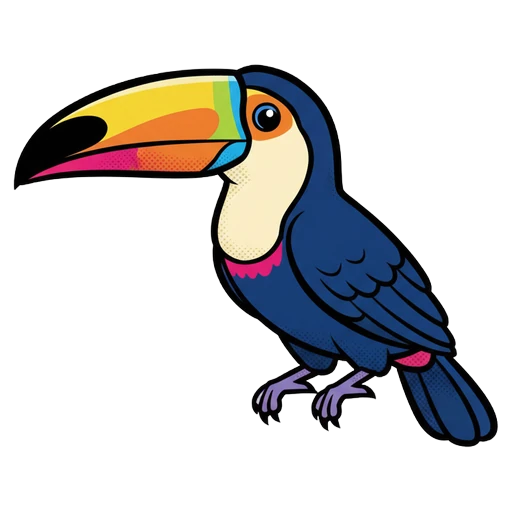 toucan Pop Art icon