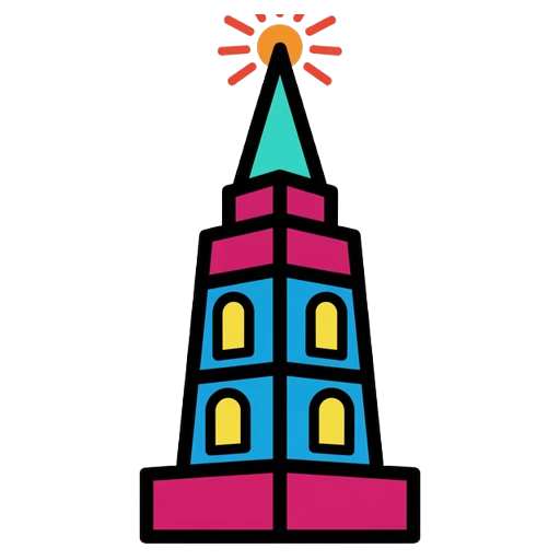 tower Pop Art icon