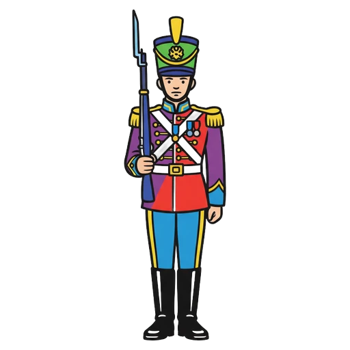 toy soldier Pop Art icon