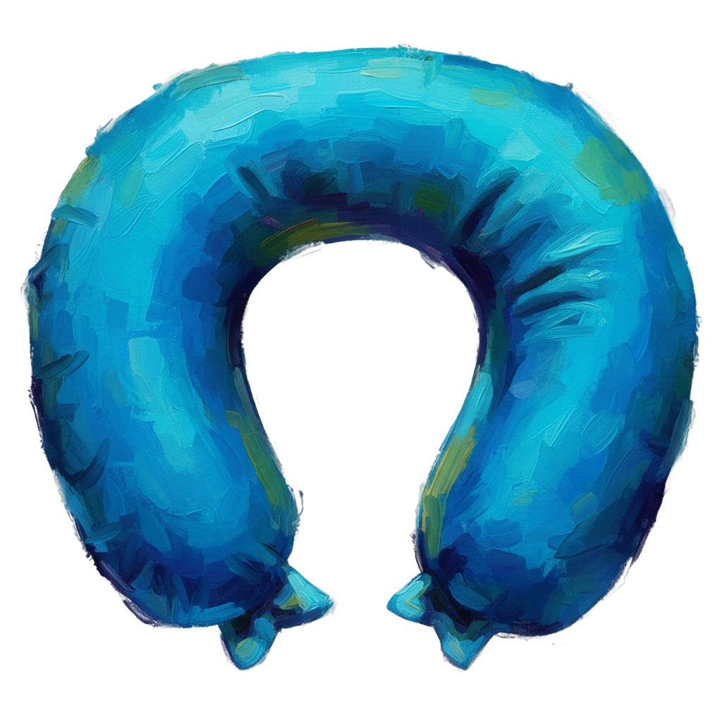 travel pillow Oil Painting icon