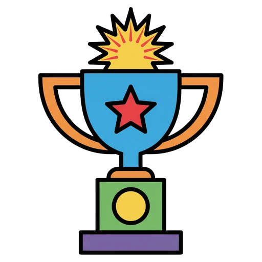 trophy Pop Art icon