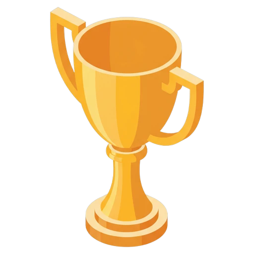 trophy Isometric icon