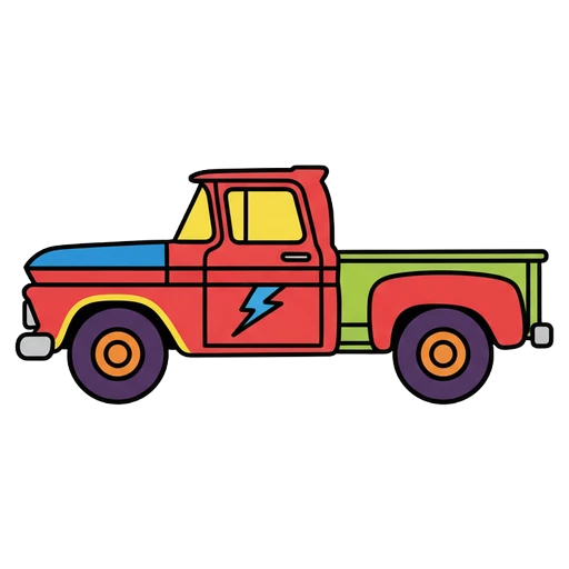 truck Pop Art icon