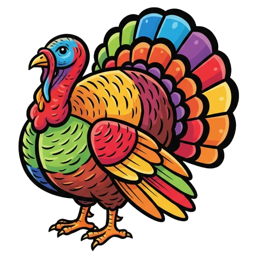 turkey Pop Art icon