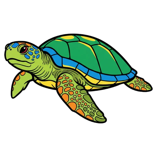 turtle Pop Art icon