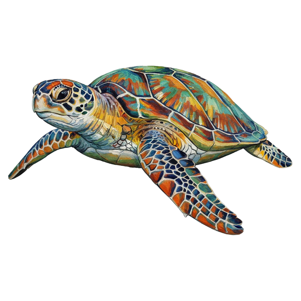 turtle Oil Painting icon