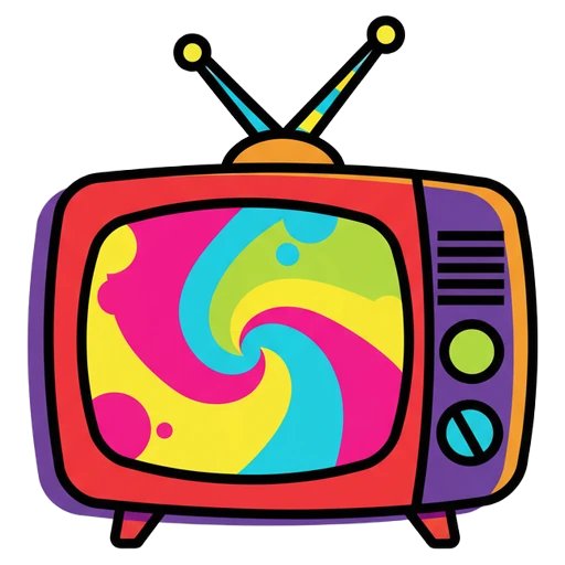 tv set (retro) Pop Art icon