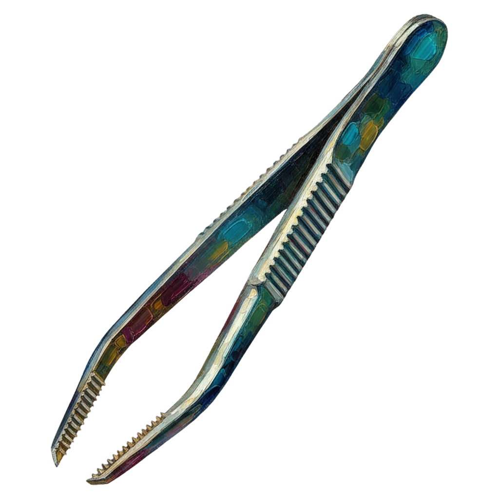 tweezers Oil Painting icon - free AI-generated oil painting icon for web and app projects