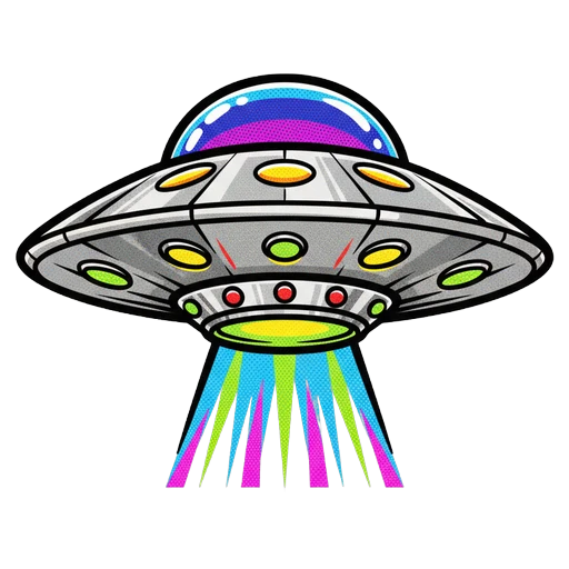 ufo Pop Art icon