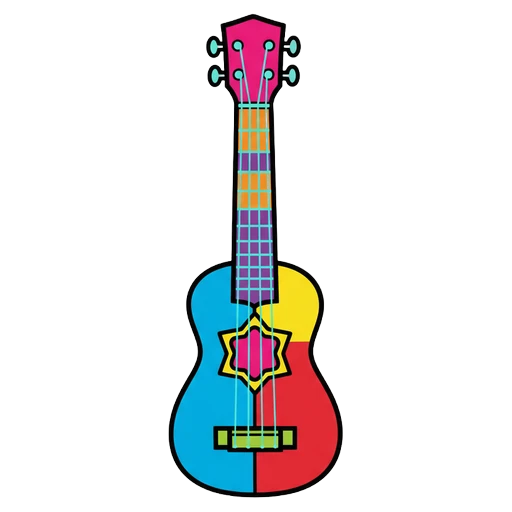 ukulele Pop Art icon