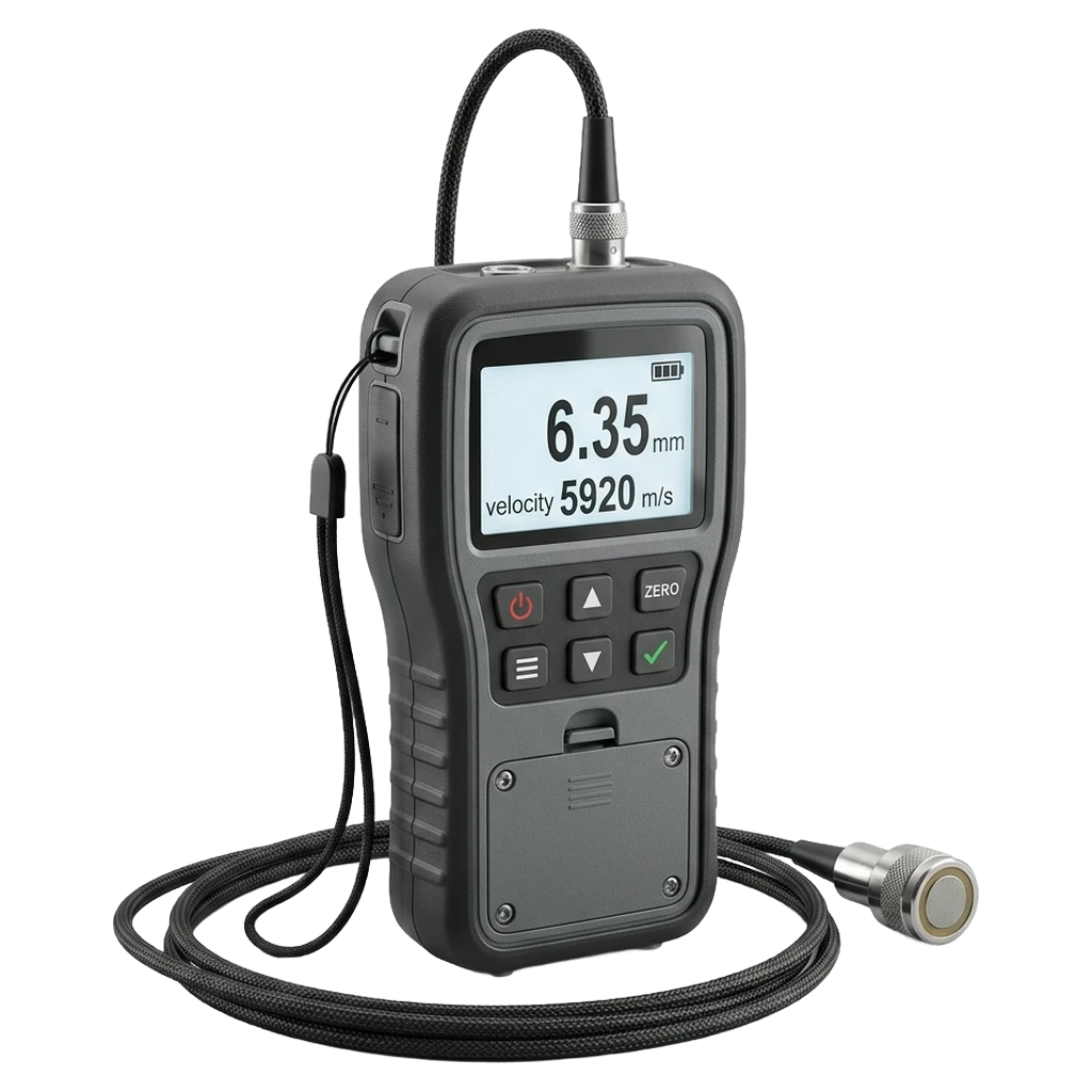 ultrasonic thickness gauge Photorealistic icon