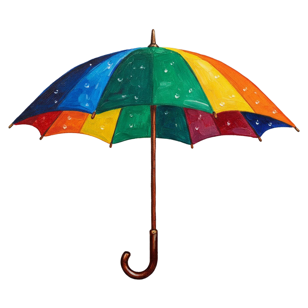 umbrella Oil Painting icon