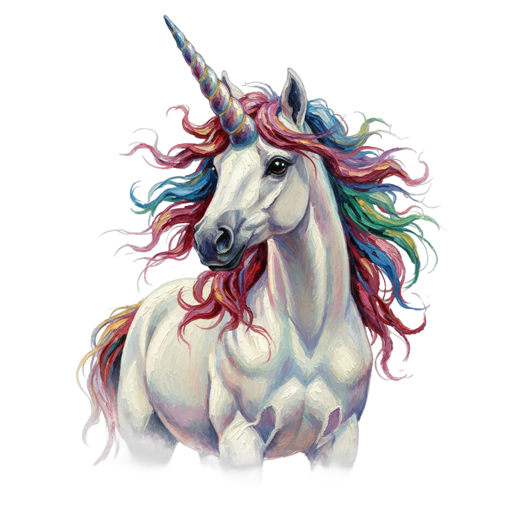 unicorn Oil Painting icon