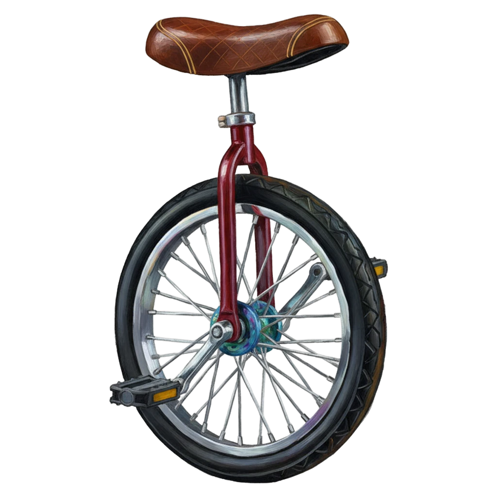 unicycle Oil Painting icon